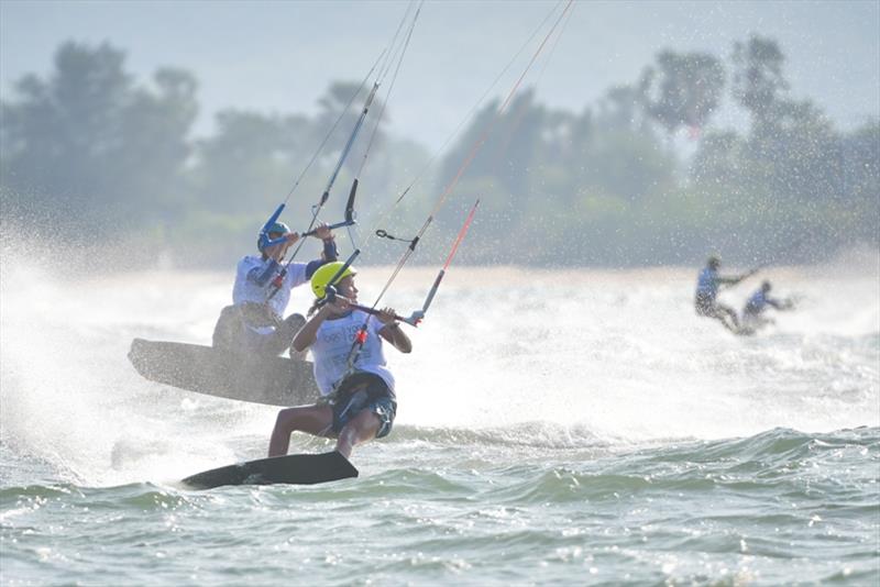 Youth Olympic Games Kiteboard Racing qualifiers - Day 2 photo copyright Alexandru Baranescu / KTA Media / IKA taken at  and featuring the Kiteboarding class