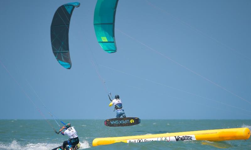 Youth Olympic Games Kiteboard Racing qualifiers - Day 4 photo copyright Alexandru Baranescu / KTA Media / IKA taken at  and featuring the Kiteboarding class