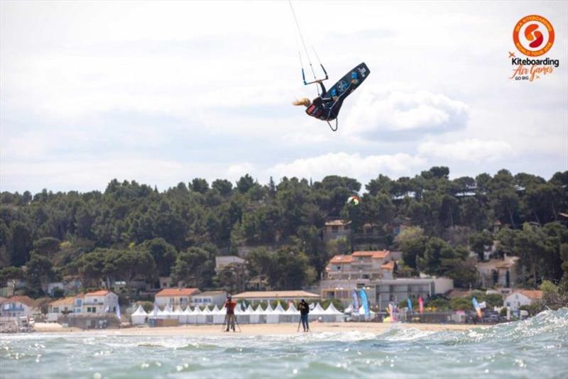 Hannah Whiteley - GKA Kiteboarding World Tour Leucate - Day 1 photo copyright Toby Bromwich taken at  and featuring the Kiteboarding class