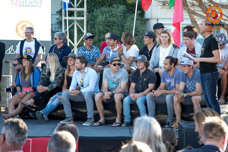 Opening ceremony moments - GKA Kiteboarding World Tour Leucate photo copyright Toby Bromwich taken at  and featuring the Kiteboarding class