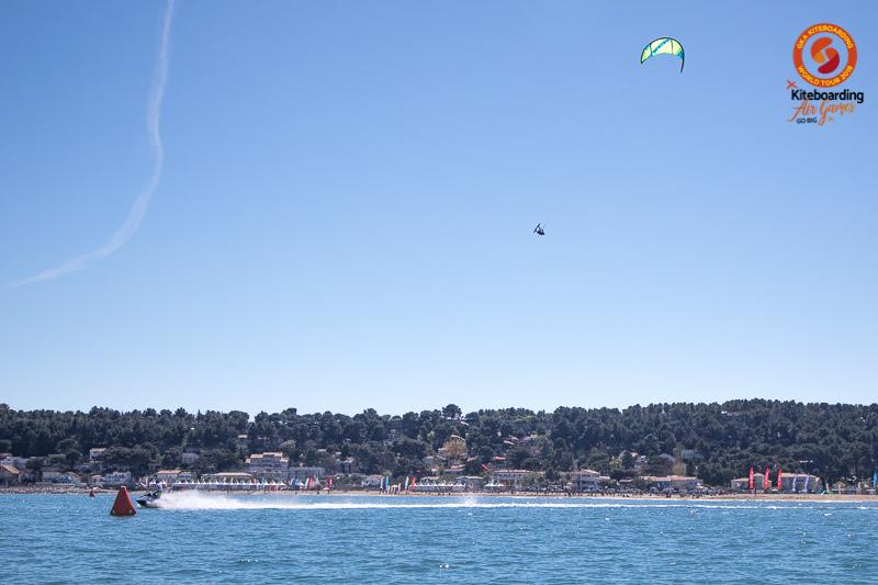 Taking on the tow-up! photo copyright Toby Bromwich taken at  and featuring the Kiteboarding class