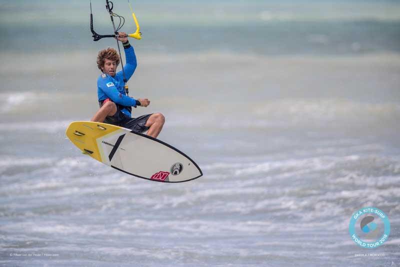 Keahi finds his heat in round three photo copyright Ydwer van der Heide taken at  and featuring the Kiteboarding class