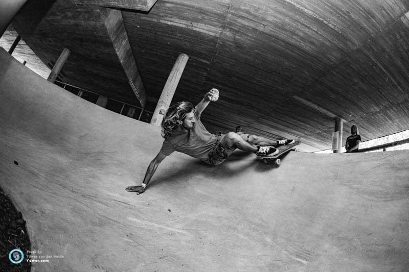 Tony Cili – a charger on the water and on wheels - photo © Ydwer van der Heide