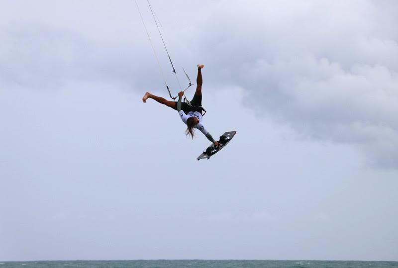 Marius Hoppe Kitesurfer - GKA Air Games Cabarete - Day 1 photo copyright Event Media taken at  and featuring the Kiteboarding class