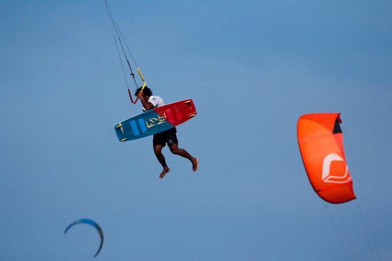 Local shredder Robinson Hilario spins to win photo copyright Event Media taken at  and featuring the Kiteboarding class