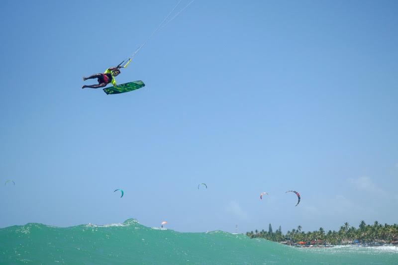 Adeuri on the advance - GKA Air Games Cabarete - Day 5 photo copyright Event Media taken at  and featuring the Kiteboarding class