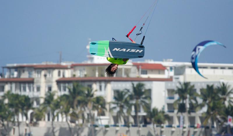 Jesse Richman – on the limit as per usual - GKA Air Games Cabarete - Day 5 photo copyright Event Media taken at  and featuring the Kiteboarding class