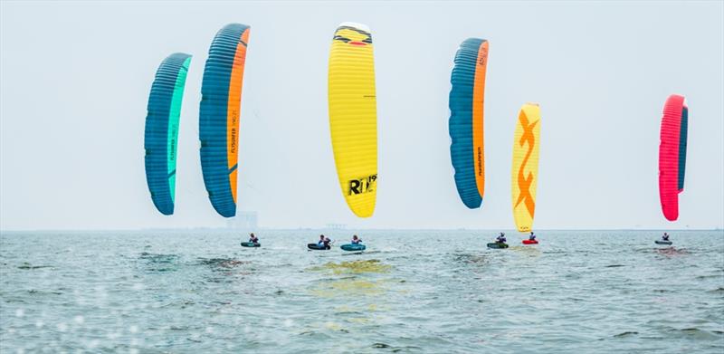 2018 KiteFoil World Series Act 1 - Day 2 photo copyright IKA / Alex Schwarz taken at  and featuring the Kiteboarding class