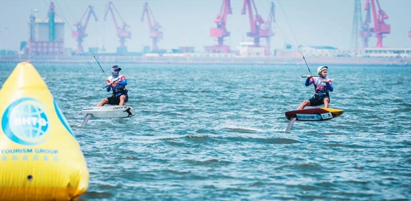 Day 5 - 2018 KiteFoil World Series Act 1 photo copyright IKA / Alex Schwarz taken at  and featuring the Kiteboarding class