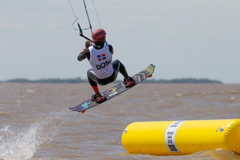Deury Corniel (DOM) - Day 2 - Kiteboarding at the 2018 Youth Olympic Games - photo © Matias Capizzano / World Sailing