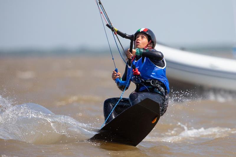 The Italian gold medallist - 2018 Youth Olympic Games photo copyright Matias Capizzano / World Sailing taken at  and featuring the Kiteboarding class