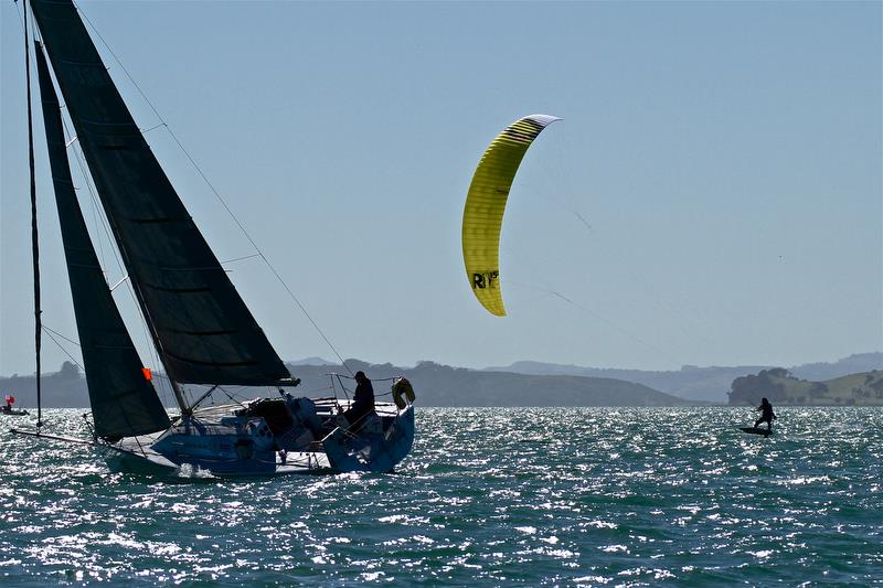 Sam Bullock starts the 2018 Coastal Classic and was the first to finish in Bay of Islands by a big margin photo copyright Richard Gladwell taken at  and featuring the Kiteboarding class