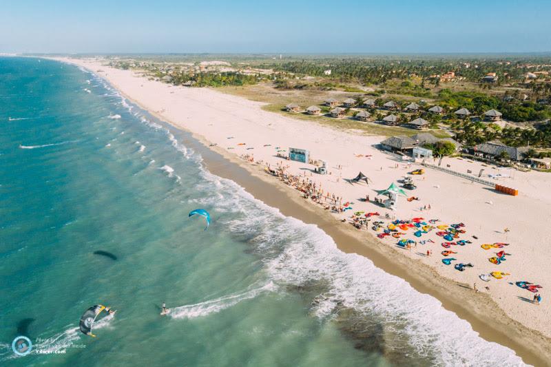 The spot, just out front of Rancho do Peixe - Day 1 - 2018 GKA Kite-Surf World Tour Prea, Round 6 - photo © Ydwer van der Heide