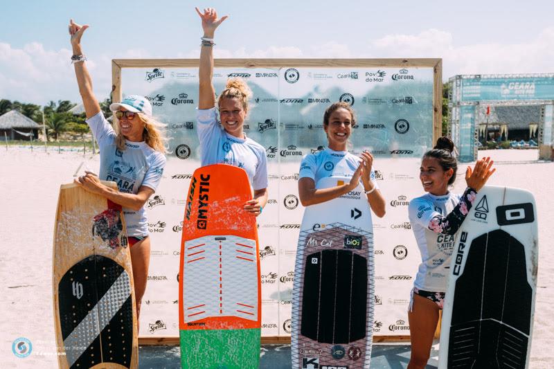 Women's single elimination top four - Day 2 - 2018 GKA Kite-Surf World Tour Prea, Round 6 photo copyright Ydwer van der Heide taken at  and featuring the Kiteboarding class