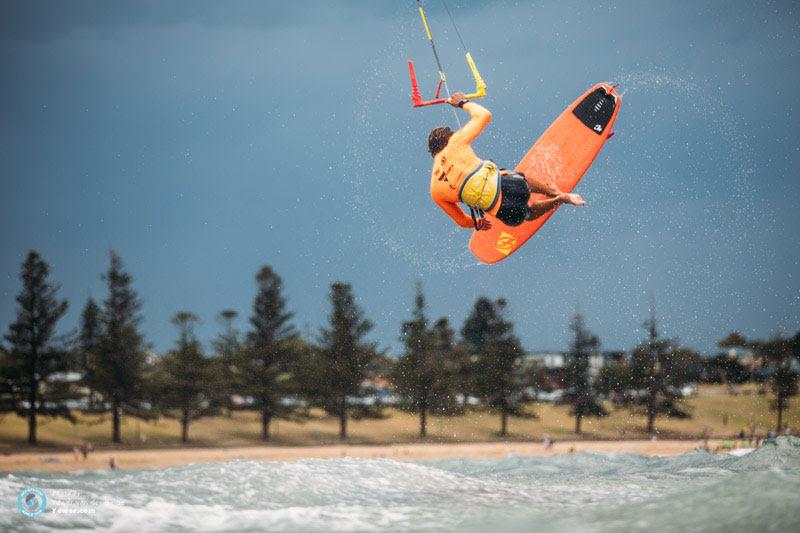 Foil feels in the morning before the riders warmed up - GKA Kite-Surf World Tour Torquay - Day 1 photo copyright Ydwer van der Heide taken at  and featuring the Kiteboarding class