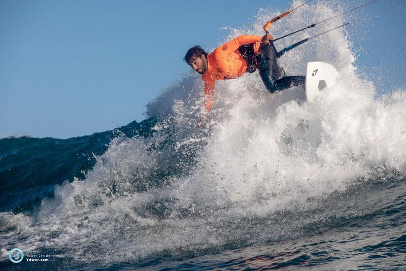 Sebastian Ribeiro in the single eliminations - 2018 GKA Kite-Surf World Tour Torquay - Day 4  photo copyright Ydwer van der Heide taken at  and featuring the Kiteboarding class