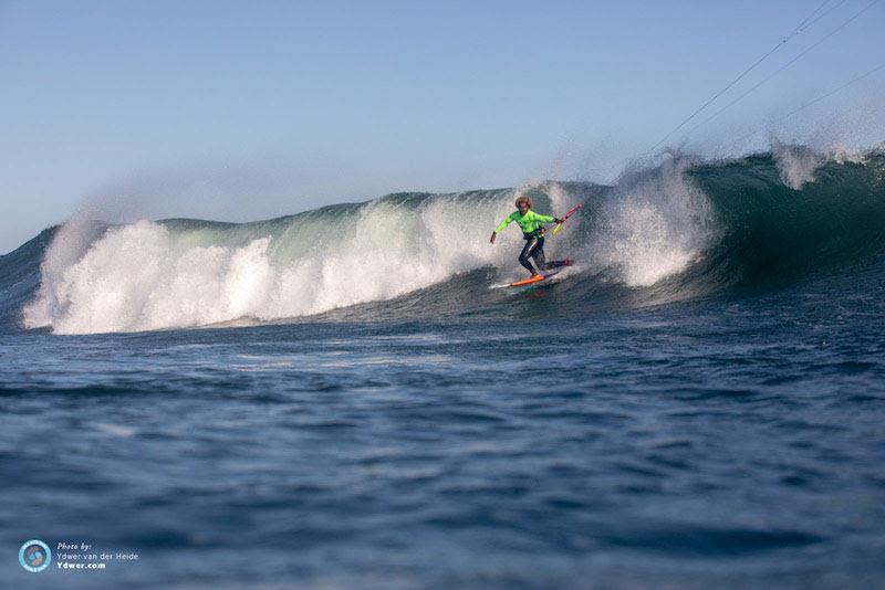 Mitu Monteiro in the mini-final - 2018 GKA Kite-Surf World Tour Torquay - Day 4 - photo © Ydwer van der Heide