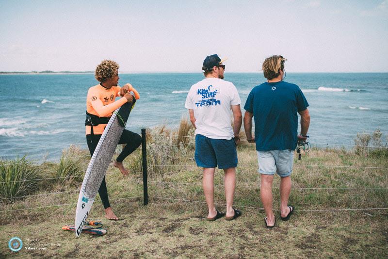 The waiting game continues as the cloud lifts - 2018 GKA Kite-Surf World Tour Torquay - Day 4 - photo © Ydwer van der Heide