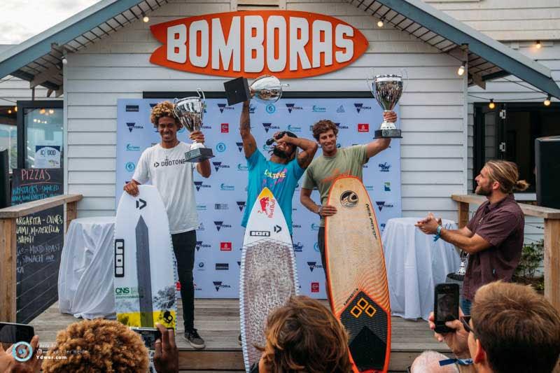 Men podium - 2018 GKA Kite-Surf World Tour Torquay photo copyright Ydwer van der Heide taken at  and featuring the Kiteboarding class