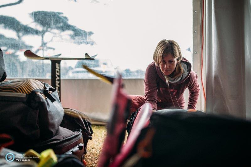 Focus pays off for Carla - 2018 GKA Kite-Surf World Tour Torquay photo copyright Ydwer van der Heide taken at  and featuring the Kiteboarding class