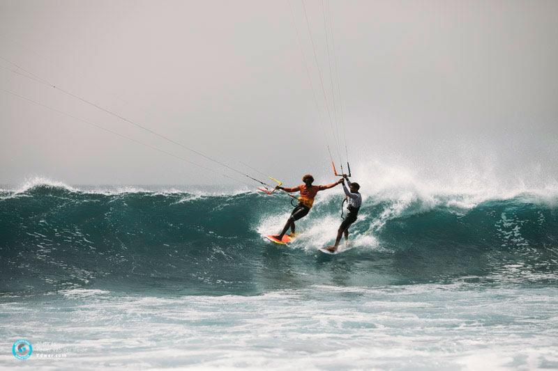 Legitimate legends - GKA Kite-Surf World Cup Cabo Verde, Day 4 photo copyright Ydwer van der Heide taken at  and featuring the Kiteboarding class