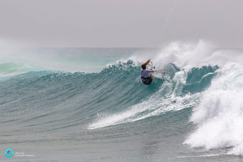 Correia continues her onslaught up the ladder - GKA Kite-Surf World Cup Cabo Verde, Day 4 photo copyright Gabriele Rumbolo taken at  and featuring the Kiteboarding class