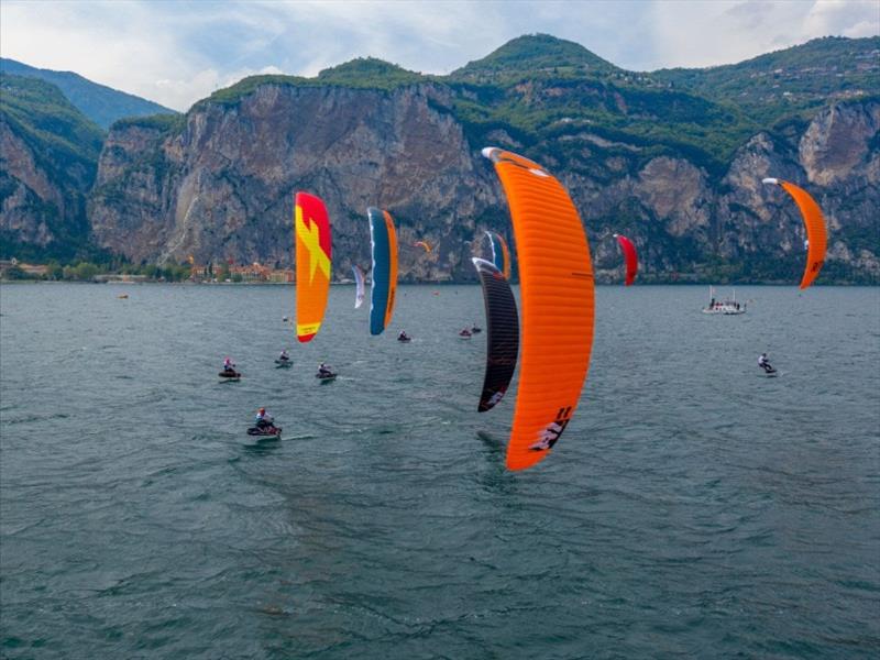 2019 Pascucci Formula Kite World Championship - Mixed Kite Relay photo copyright IKA / Oliver Hartas taken at Vela Club Campione del Garda and featuring the Kiteboarding class