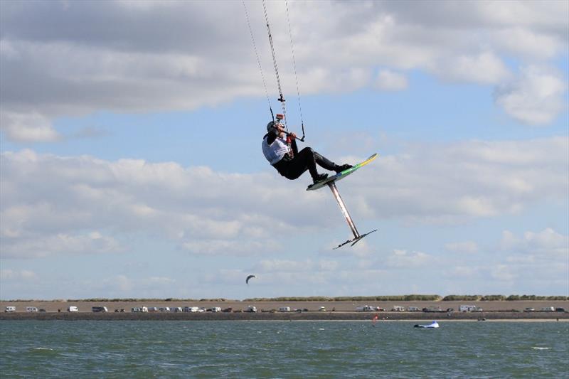 Kiteboard foiling at the Kitefoil Cup Holland 2018 - photo © Gerard de Kok