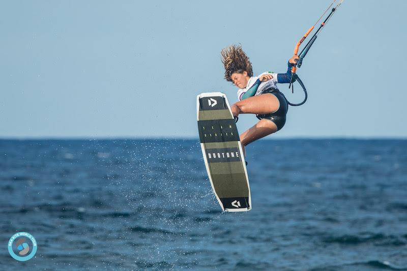 Mikaili Sol's first event of the season in Leucate didn't go to plan - today she put that behind her - GKA Gran Canaria Freestyle World Cup 2019 photo copyright Svetlana Romantsova taken at  and featuring the Kiteboarding class