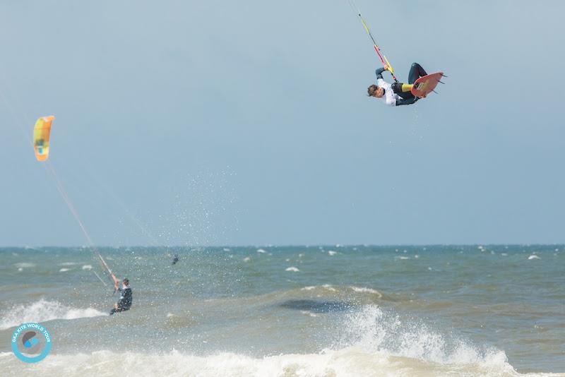 Camile Delannoy - a tough competitor and no mistake - 2019 GKA Kite-Surf World Cup Sylt - Day 1 photo copyright Svetlana Romantsova taken at  and featuring the Kiteboarding class