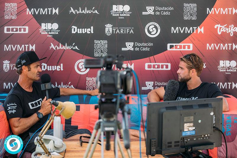 Live legend - Jaime Herraiz interviewed by Jo Ciastula on the stream - photo © Ydwer van der Heide