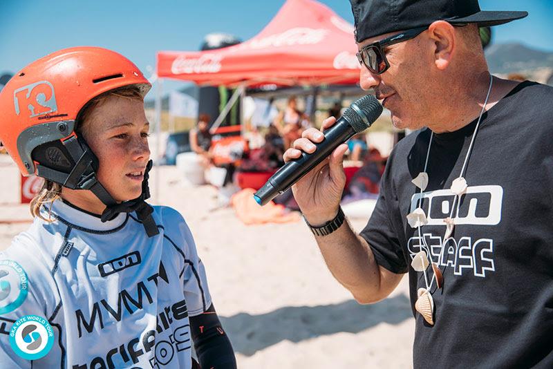 Keanu Mertens - 12-year-old and charging! - 2019 GKA Kite World Cup Tarifa - photo © Ydwer van der Heide