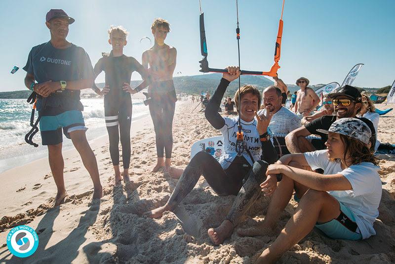 Kiko and his crew! - 2019 GKA Kite World Cup Tarifa - photo © Ydwer van der Heide