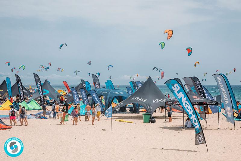 Demo zone - GKA Kite World Cup Tarifa 2019 - photo © Ydwer van der Heide