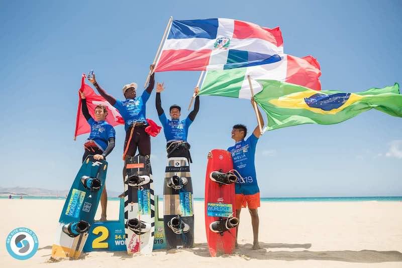 Winners - GKA Freestyle World Cup Fuerteventura 2019 photo copyright Svetlana Romantsova taken at  and featuring the Kiteboarding class