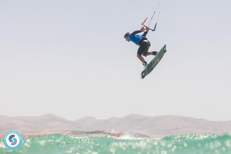 Gianmaria Coccoluto stood on his first GKA Kite World Tour podium today photo copyright Svetlana Romantsova taken at  and featuring the Kiteboarding class