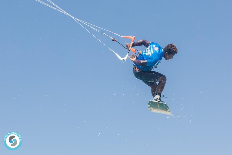 Adeuri was holding down insane amounts of power today! photo copyright Svetlana Romantsova taken at  and featuring the Kiteboarding class