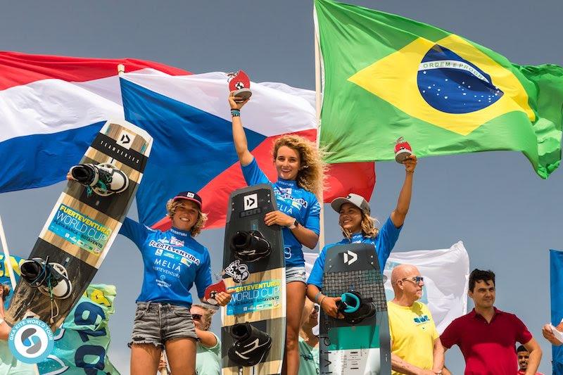 GKA Freestyle World Cup Fuerteventura winners photo copyright Svetlana Romantsova taken at  and featuring the Kiteboarding class