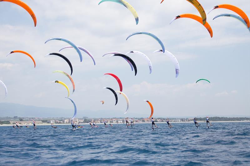 2019 Porsche KiteFoil World Series Gizzeria - Day 1 photo copyright IKA / Icarus Sports taken at  and featuring the Kiteboarding class