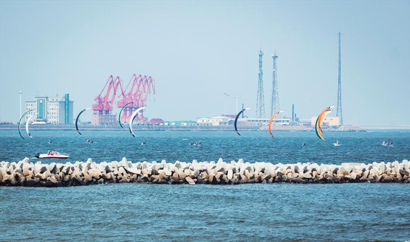 2019 IKA KiteFoil World Series, Act 2 Weifang - Day 2 photo copyright IKA / Alex Schwarz taken at  and featuring the Kiteboarding class