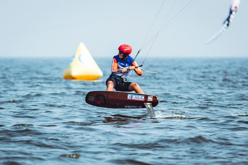 2019 IKA KiteFoil World Series, Act 2 Weifang - Day 3 photo copyright IKA / Alex Schwarz taken at  and featuring the Kiteboarding class