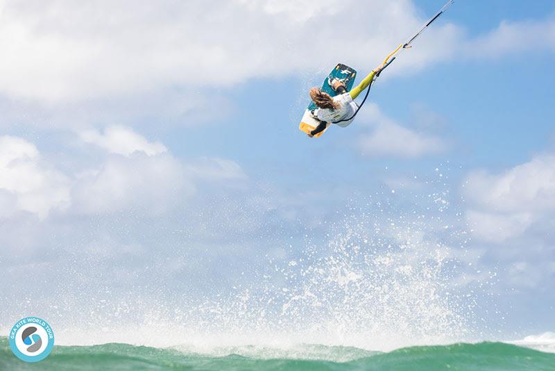 Liam Whaley kept things tight and under control today - 2019 GKA Kite World Cup Mauritius photo copyright Ydwer van der Heide taken at  and featuring the Kiteboarding class