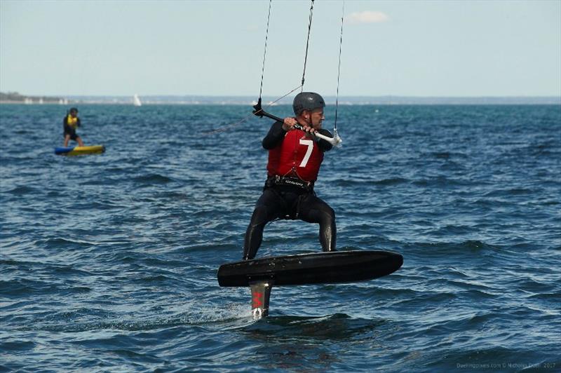 Kite foilers at Sail Sandy Regatta photo copyright Nicholas Duell taken at Sandringham Yacht Club and featuring the Kiteboarding class