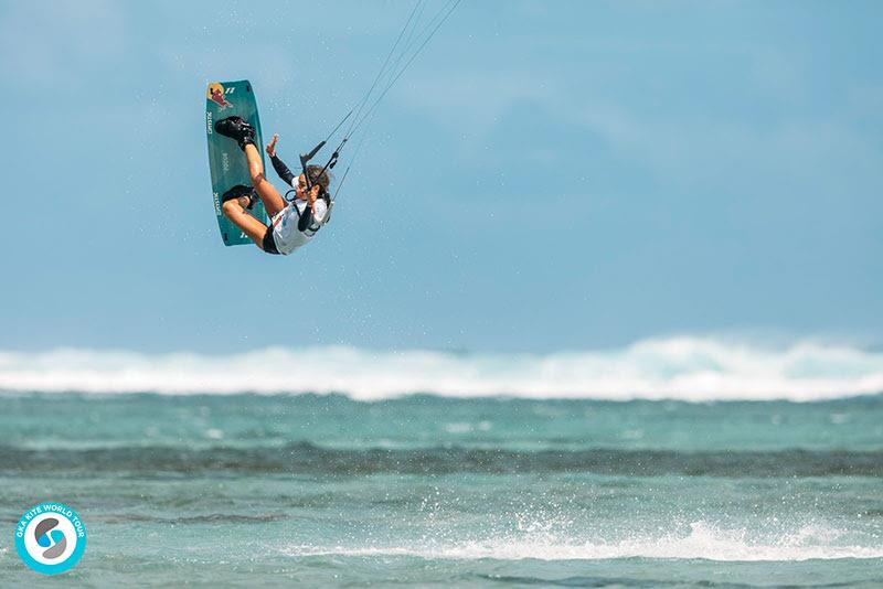 Bruna Kajiya - 2019 GKA Kite World Cup Mauritius, day 4 photo copyright Ydwer van der Heide taken at  and featuring the Kiteboarding class