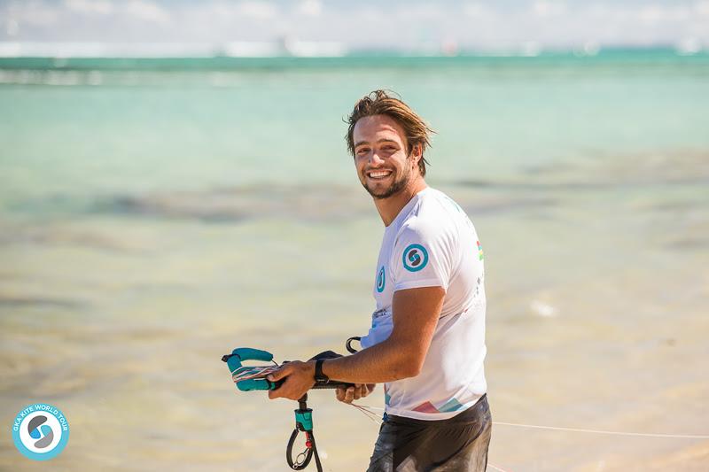 High times for Ozzie - 2019 GKA Kite World Cup Mauritius, day 6 photo copyright Svetlana Romantsova taken at  and featuring the Kiteboarding class