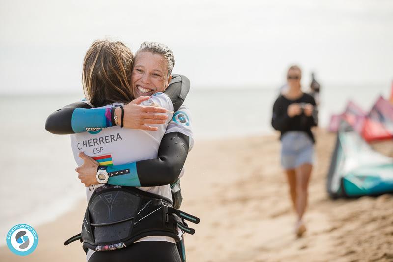 The finalists unite - 2019 GKA Kite World Cup Mauritius, day 7 photo copyright Svetlana Romantsova taken at  and featuring the Kiteboarding class