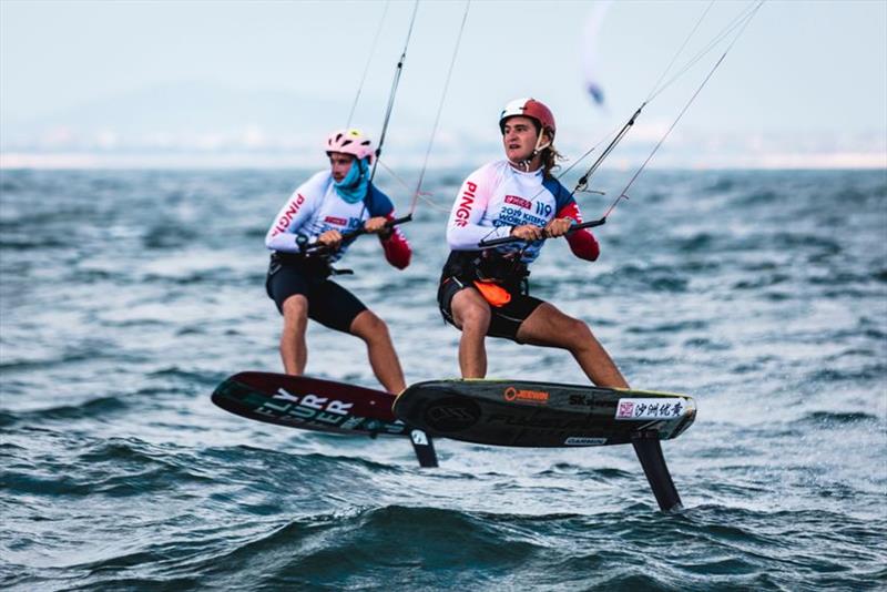 2019 IKA KiteFoil World Series, Act 3 Pingtan - Day 1 photo copyright IKA / Alex Schwarz taken at  and featuring the Kiteboarding class