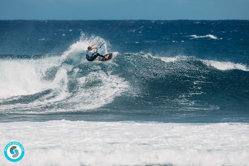 Top to bottom, time and again - 2019 GKA Kite World Cup Mauritius, final day photo copyright Ydwer van der Heide taken at  and featuring the Kiteboarding class