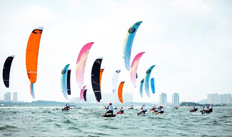 2019 IKA KiteFoil World Series, Act 3 Pingtan - Day 4 photo copyright IKA / Alex Schwarz taken at  and featuring the Kiteboarding class