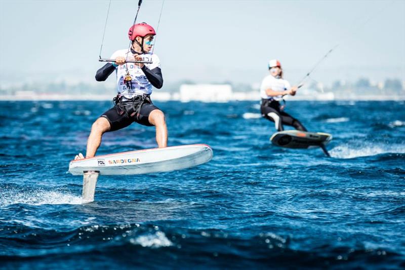 2019 KiteFoil World Series in Sardinia, Italy - Day 1 - photo © IKA / Alex Schwarz